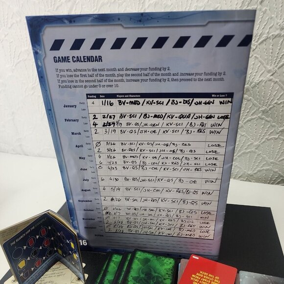 2015 Pandemic Legacy Season 1 : blue set Replacement Game Pieces read please - Picture 10 of 10